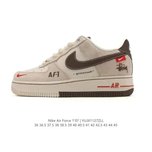 Nike Air Force 1 Low 2025 Deconstruction Strap Thick Sole Sneakers