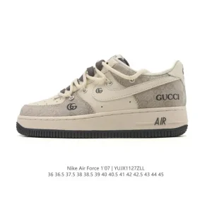 Nike Air Force 1 Low 2025 New Deconstruction Strap Double Laces Thick Sole