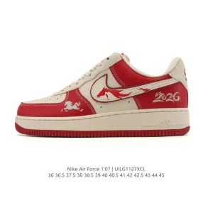 Nike Air Force 1 '07 Low 2025 New Release White Leather Sneakers