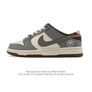 Nike SB Dunk Low Pro Skateboarding Shoes Vintage Leather
