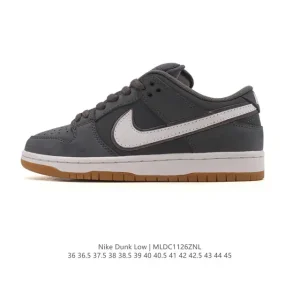 Nike SB Dunk Low Pro Vintage Leather Skate Shoes for Men and Women