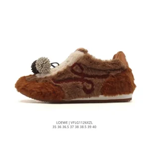Loewe Ballet Runner 2.0 Winter Fleece Low-Top Sneakers