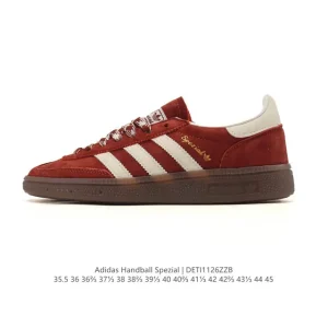 Adidas Handball Spezial Low-Top Leather Retro Sneakers for Men and Women