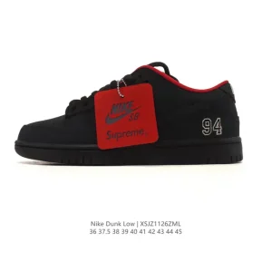 Nike SB Dunk Low Pro Vintage Leather Skateboarding Shoes