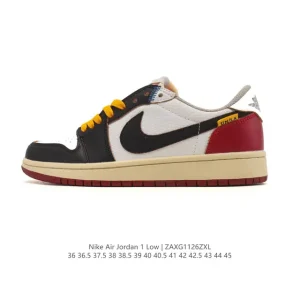 Jordan Air AJ1 Low Retro Basketball Shoes with Air Cushion
