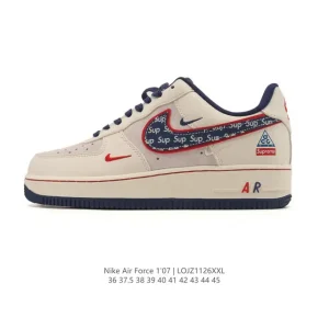 Nike Air Force 1 07 Low 2025 New Release White Leather Sneakers for Men and Women