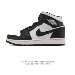 Nike Air Jordan 1 Mid Men's Basketball Shoes Classic High-Top Sneakers