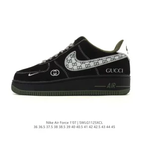 Nike Air Force 1 07 Low 2025 New Release White Leather Sneakers