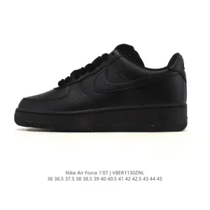 Nike Air Force 1 07 Low White Leather Sneakers for Men and Women