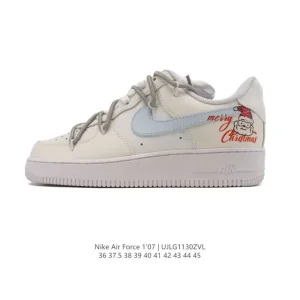 Nike Air Force 1 Low 2025 New Release Low Top Sneakers with Double Laces and Platform Sole