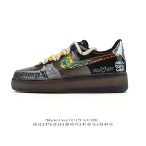 Nike Air Force 1 Low 2025 New Model Deconstruction Strap Double Laces Thick Sole