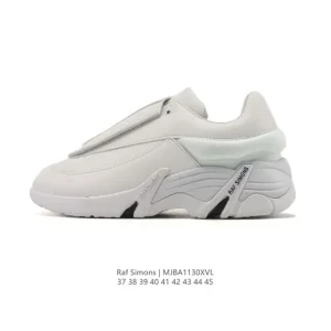 Raf Simons Unisex Low-Top Dad Sneakers with Rubber Sole and Logo Details