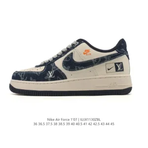 Nike Air Force 1 '07 Low White Leather Sneakers for Men and Women