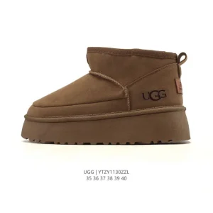 UGG Classic Short Winter Waterproof Treadlite Boots with Wool Lining