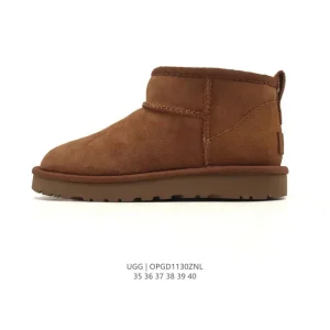 UGG Classic Short Waterproof Winter Boots with Wool Lining