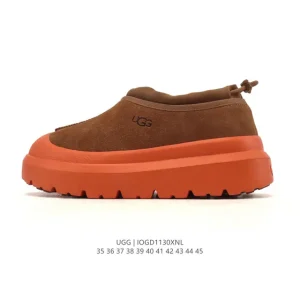 UGG Retro Low-Top Sneakers with Wool Lining and Thick Sole