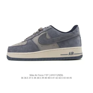 Nike Air Force 1 '07 Low White Leather Casual Sneakers