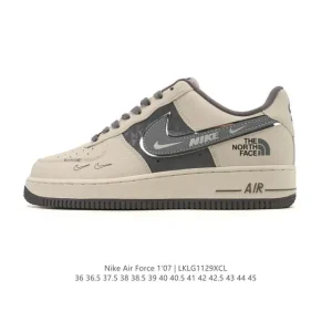 Nike Air Force 1 07 Low White Leather Sneakers for Men and Women