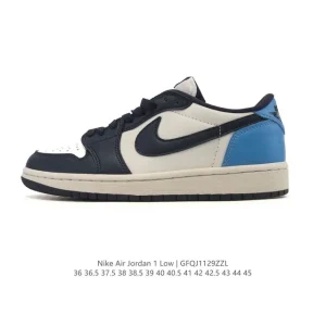 Jordan Air 1 Low Retro Classic Leather Basketball Shoes