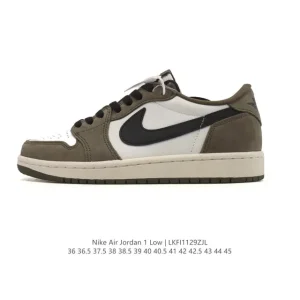 Jordan AJ1 Low Retro Basketball Shoes with Air Cushion