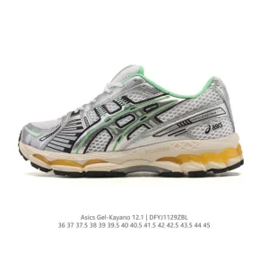 ASICS Kith Kayano 12.1 Light Sage Running Shoes Retro Comfort