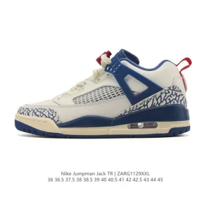Jordan Spizike Low Houston Oilers Classic Elephant Print Basketball Shoes
