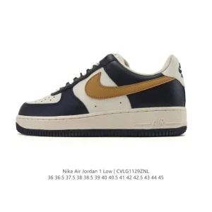 Nike Air Force 1 Low 2025 White Leather Sneakers with Air Cushion