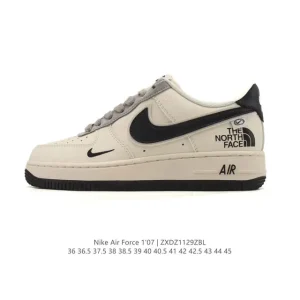 Nike Air Force 1 '07 Low White Leather Sneakers for Men and Women