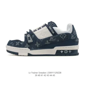 Louis Vuitton Trainer Sneaker Low Top Luxury Fashion Shoes for Men