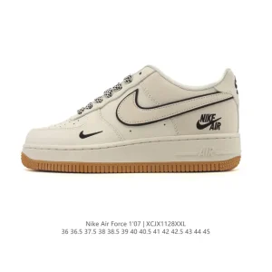 Nike Air Force 1 07 Low White Leather Sneakers for Men and Women
