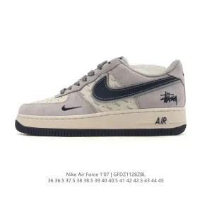 Nike Air Force 1 07 Low White Leather Sneakers for Men and Women