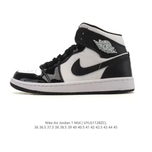 Nike Air Jordan 1 Mid Men's Women's Basketball Shoes AJ1 Retro High Top
