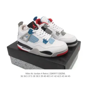 Jordan Air 4 Retro OG Low Top Basketball Shoes for Men and Women