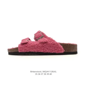 Birkenstock Boston Suede Shearling Slippers for Autumn Winter