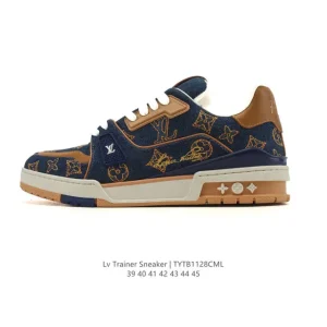 Louis Vuitton Men's Trainer Sneaker Low Fashion Shoes