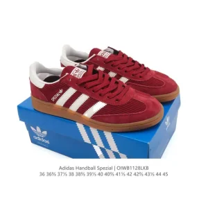 Adidas Handball Spezial Low-Top Leather Sneakers Vintage Style