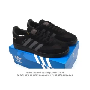 Adidas Handball Spezial Low-Top Leather Sneakers Vintage Style