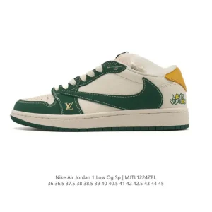 Air Jordan 1 Low OG SP Military Blue Reverse Swoosh Sneakers