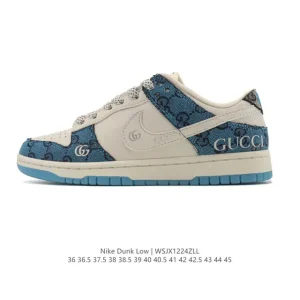 Nike Dunk Low Gucci Collaboration SB Dunk Zoom Air Cushioning Sneakers