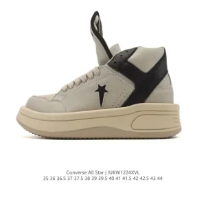 Rick Owens x Converse Drkshdw Turbowpn High Top Sneaker