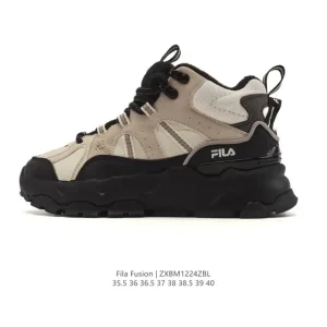 FILA Trek 1S We Ddd Mid Hiker Boots with Fleece Lining and Waterproof Design