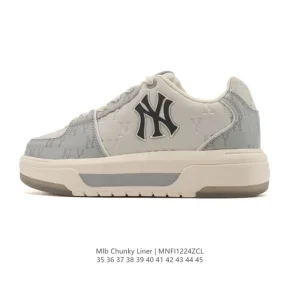 MLB Chunky Liner Mid Retro Streetwear Sneakers for Men and Women