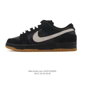 Nike SB Dunk Low Pro Vintage Leather Skate Shoes for Men and Women
