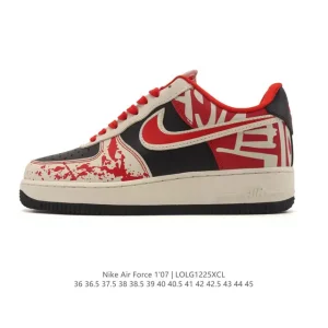 Nike Air Force 1 Low White Leather Casual Sneakers for Men and Women