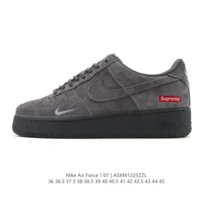 Nike Air Force 1 '07 Low White Leather Casual Sneakers for Men and Women