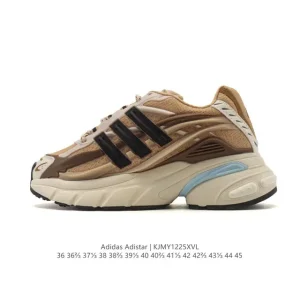Adidas Adistar Jellyfish Retro 3D Style Low-Top Sneakers with TPU Heel Support