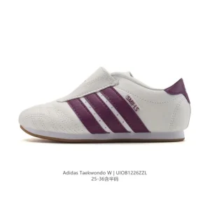 Adidas Originals Taekwondo Kids Shoes Black White Training Shoes