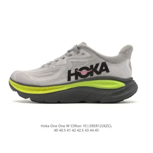 HOKA Clifton 10 Men's Lightweight Cushioned Running Shoes