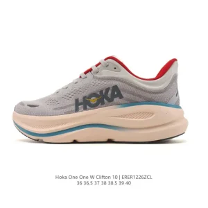 HOKA Clifton 10 Women's Lightweight Cushioned Running Shoes