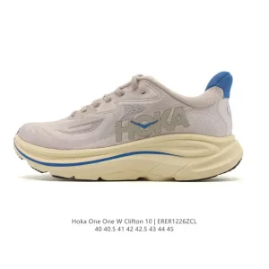 HOKA Clifton 10 Men's Women's Lightweight Cushioned Running Shoes